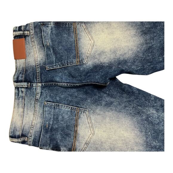 Southpole Jeans Men's Size 32x30 Blue Skinny Fit Faded Wash Stretch Denim - Picture 5 of 5